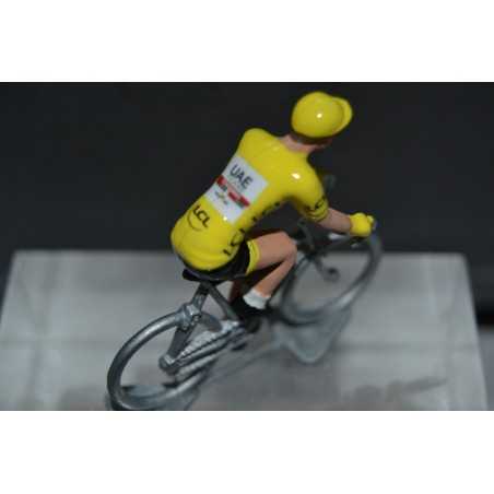 Pogacar yellow jersey Tour de France 2021 - cyclist figurine