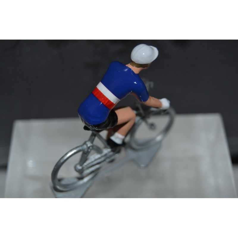France Retro - Handcrafted Zamak Cycling Figurine