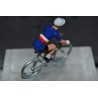 France Retro - Handcrafted Zamak Cycling Figurine