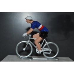 France Retro - Handcrafted Zamak Cycling Figurine