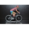 Vincenzo Nibali "Vainqueur Giro 2016, maillot rose" - petit cycliste miniature en metal