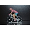 Vincenzo Nibali "Vainqueur Giro 2016, maillot rose" - petit cycliste miniature en metal