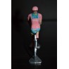 Vincenzo Nibali "Vainqueur Giro 2016, maillot rose" - petit cycliste miniature en metal