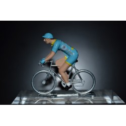 Astana- Petit cycliste en metal