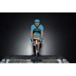 Astana- Petit cycliste en metal