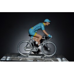 Astana- Petit cycliste en metal