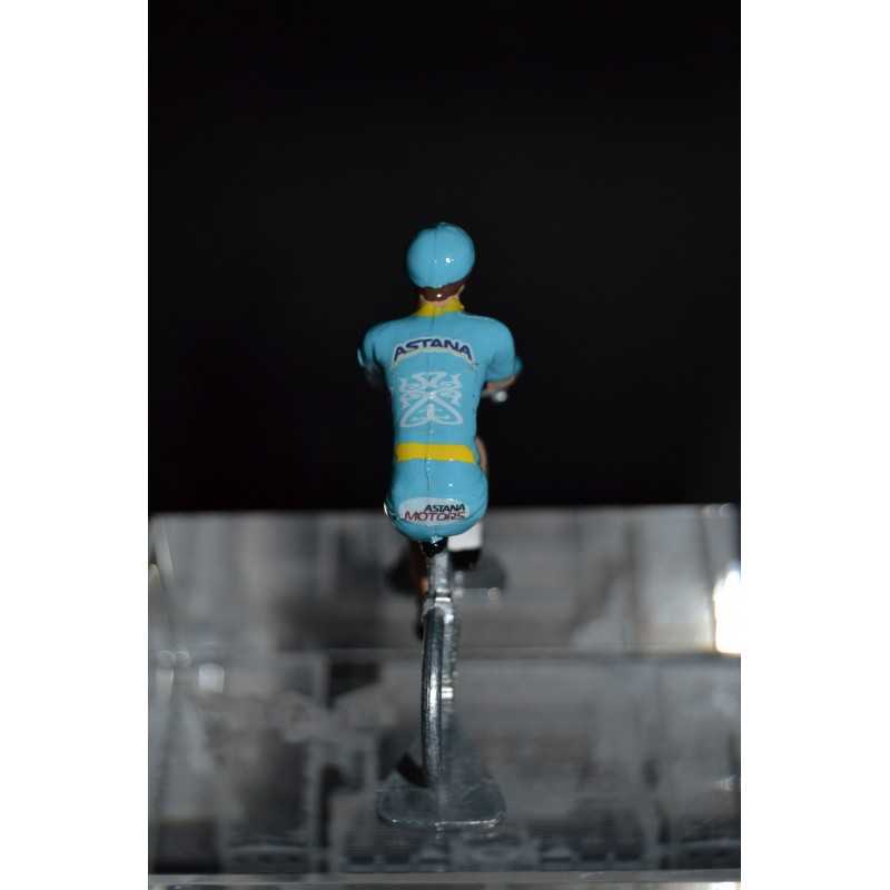 Astana- Petit cycliste en metal