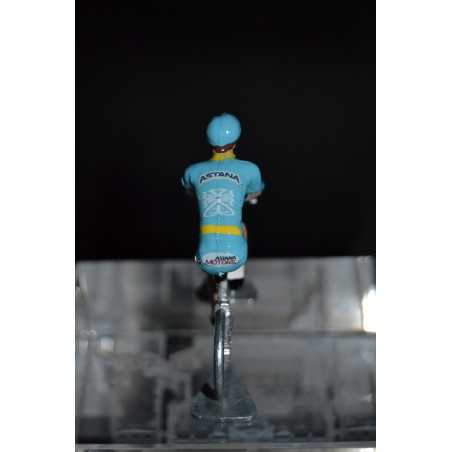 Astana- Petit cycliste en metal