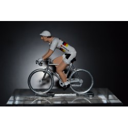 Emanuel Buchmann "Champion d'Allemagne 2015" Bora Argon - Petit cycliste en métal