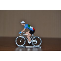 L'équipe des turquoises avec son champion