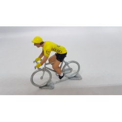 Figurine Cycliste Maillot Jaune Tour de France LCL