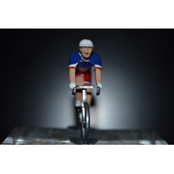 Champion de France 2016/2017 Arthur Vichot - petit cycliste miniature en acier