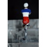 Champion de France 2016/2017 Arthur Vichot - petit cycliste miniature en acier