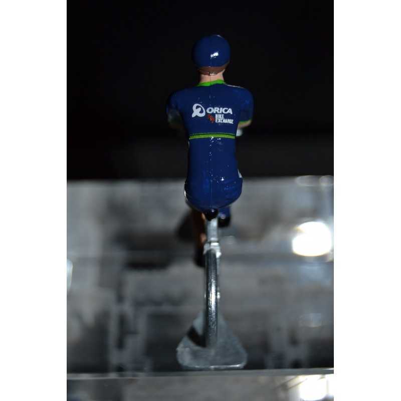 Orica Bike Exchange - die cast metal cycling figurine