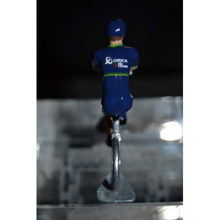 Orica Bike Exchange - die cast metal cycling figurine