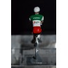 Champion d'Italie 2016/2017 Giacomo Nizzolo - petit cycliste miniature en acier