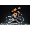 Champion de Belgique 2016/2017 Philippe Gilbert - petit cycliste miniature en acier