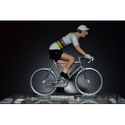 Felice Gimondi "Champion du Monde" Bianchi Campagnolo - Petit cycliste en métal