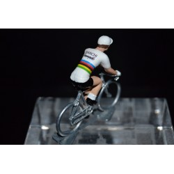 Felice Gimondi "Champion du Monde" Bianchi Campagnolo - Petit cycliste en métal