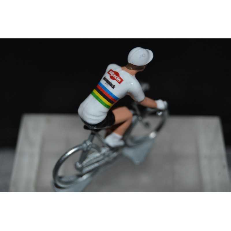 Van der Poel Champion du Monde 2023 - figurine cycliste
