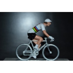 Van der Poel Champion du Monde 2023 - figurine cycliste