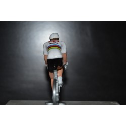 Van der Poel Champion du Monde 2023 - figurine cycliste