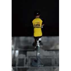 Lotto NL Jumbo 2017 - petit cycliste miniature en metal