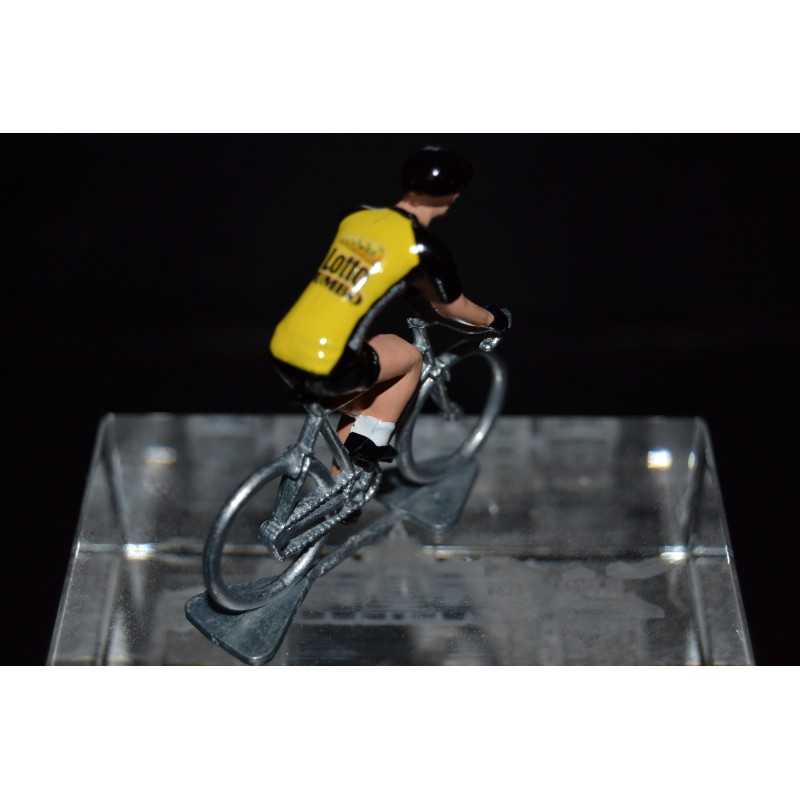 Lotto NL Jumbo 2017 - petit cycliste miniature en metal