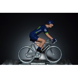 Movistar 2017 - petit cycliste miniature en metal