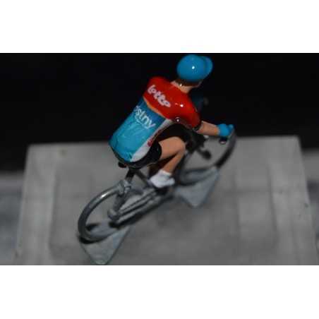 Lotto Dstny 2024 - Figurine cycliste zamak peinte à la main