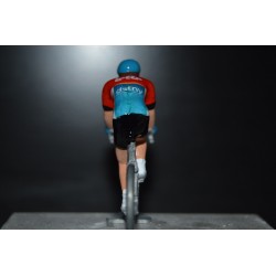 Lotto Dstny 2024 - Figurine cycliste zamak peinte à la main