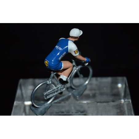Quick Step Floors 2017 - petit cycliste miniature en metal