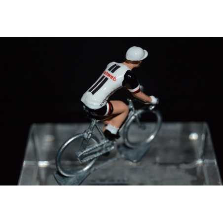 Sunweb 2017 - petit cycliste miniature en metal
