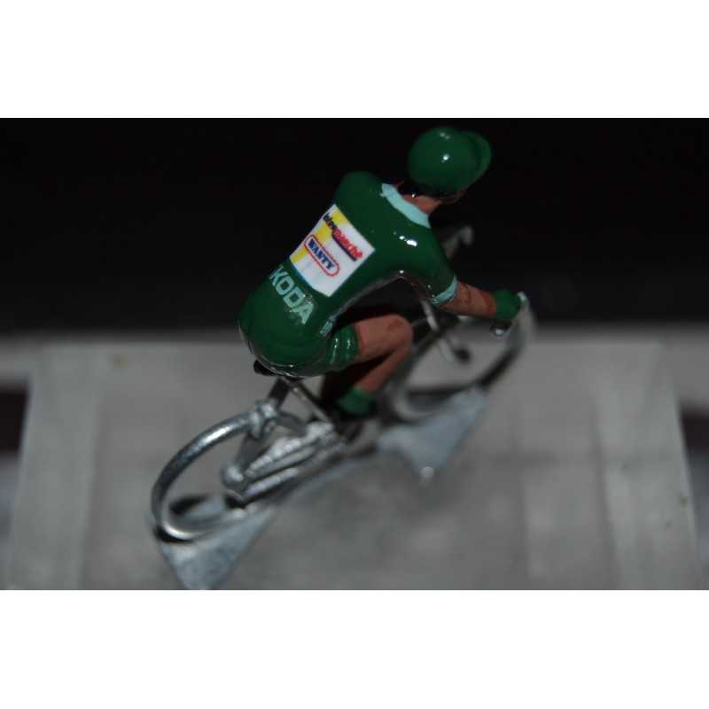 Biniam Girmay grünes Trikot 2024 - Radsport-Figur