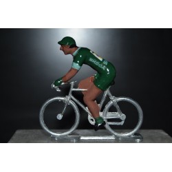 Biniam Girmay maillot vert 2024 - figurine petit cycliste