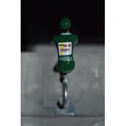 Biniam Girmay maillot vert 2024 - figurine petit cycliste