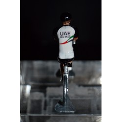 UAE Abu Dhabi 2017 - petit cycliste miniature en metal