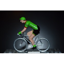 Cannondale Drapac 2017 - petit cycliste miniature en metal