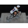 Mattias Skjelmose maillot blanc Vuelta 2024 - figurine cycliste
