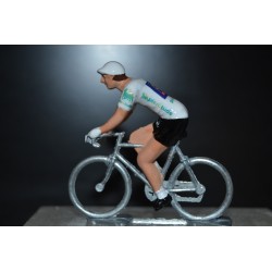 Mattias Skjelmose maillot blanc Vuelta 2024 - figurine cycliste
