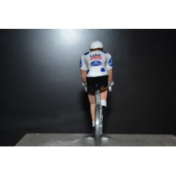 Jay Vine maillot pois Vuelta 2024 - figurine cycliste zamak