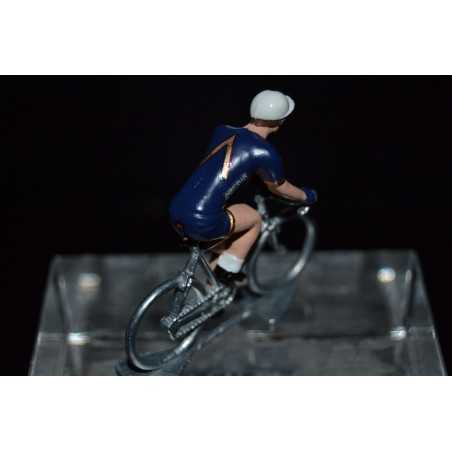 Aqua Blue Sport 2017 - petit cycliste miniature en metal