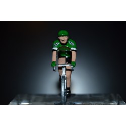 Caja Rural Seguros RGA 2017 - petit cycliste miniature en metal