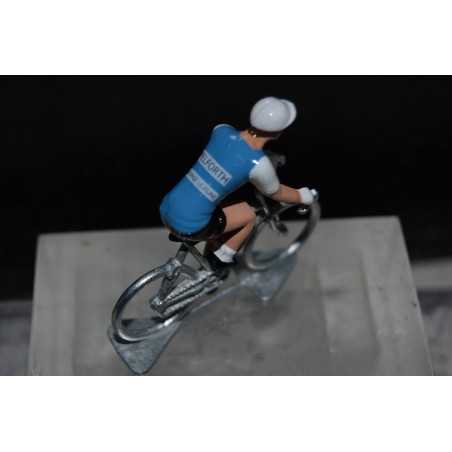 Figurine cycliste Les Bleuets 1967 — Pelforth Sauvage Lejeune