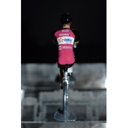 Roubaix Lille Metropole 2017 - petit cycliste miniature en metal