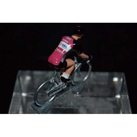 Roubaix Lille Metropole 2017 - petit cycliste miniature en metal