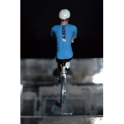 Auber93 HP BTP 2017 - petit cycliste miniature en metal