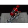 Figurine cycliste Jonas Vingegaard - maillot rouge Vuelta 2025