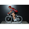 Figurine cycliste Jonas Vingegaard - maillot rouge Vuelta 2025