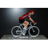 Figurine cycliste Jonas Vingegaard - maillot rouge Vuelta 2025